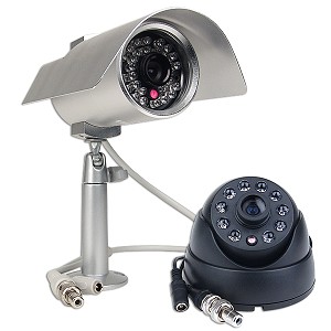 IR Night Vision Security Color Camera Kit - Two Cam Kit
